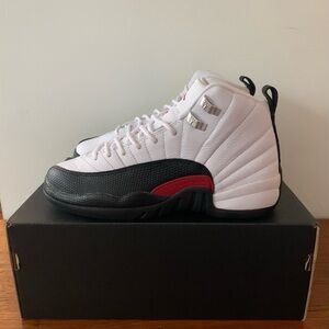 NEW Nike Air Jordan 12 GS Red Taxi - Size 5Y/6.5 Women's - Sneakers Shoes